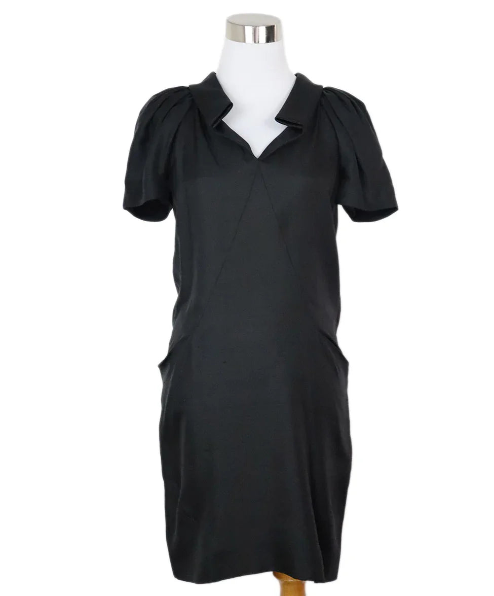 Balenciaga Black Silk Dress sz 4 l Michael's Luxury Consignment – Michael's  Consignment NYC