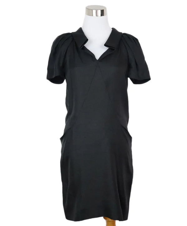 Balenciaga Black Silk Dress sz 4 l Michael's Luxury Consignment – Michael's  Consignment NYC