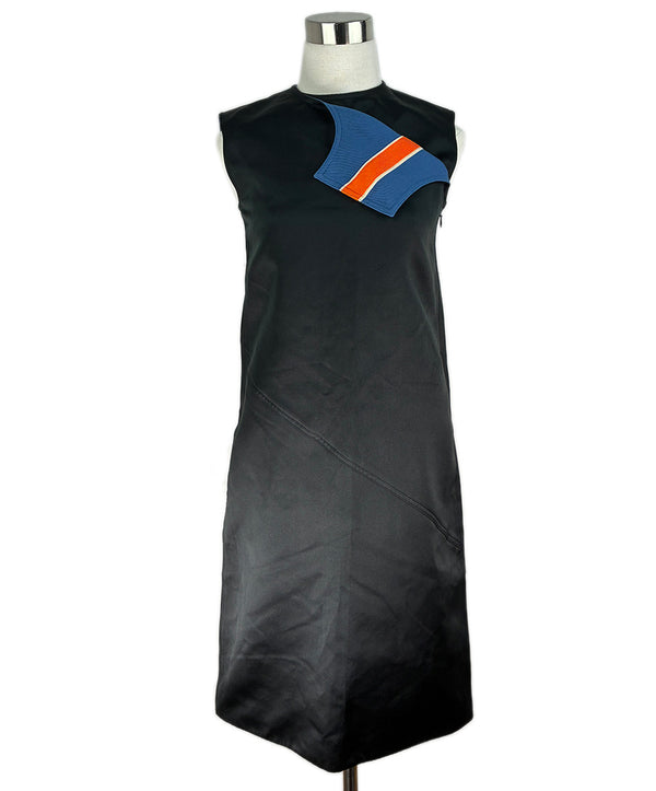 Calvin Klein Black Blue Orange Stripe Dress sz 0 l Michael's Luxury  Consignment – Michael's Consignment NYC