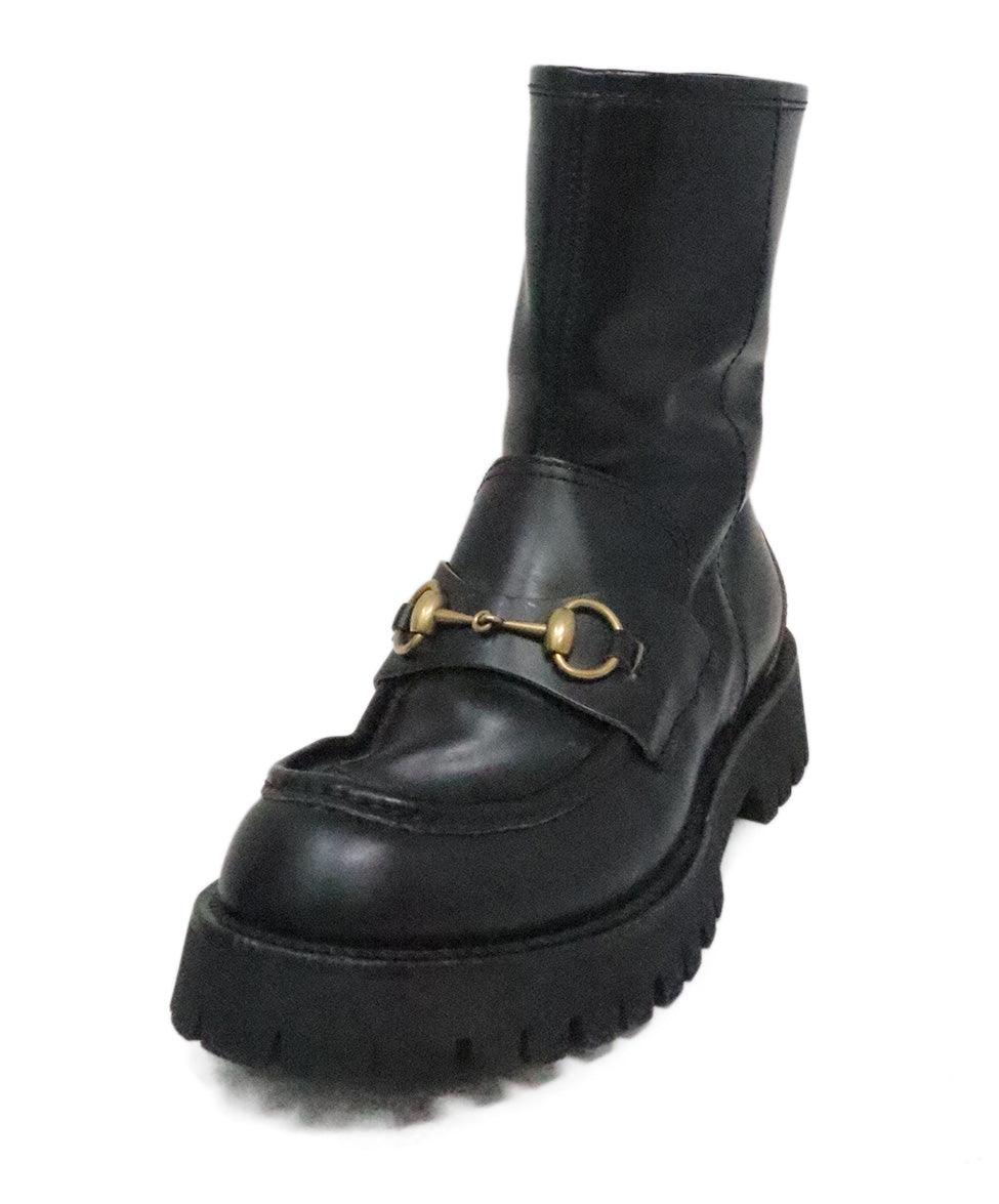 Gucci Black Leather Horsebit Boots sz 9 – Michael's Consignment NYC