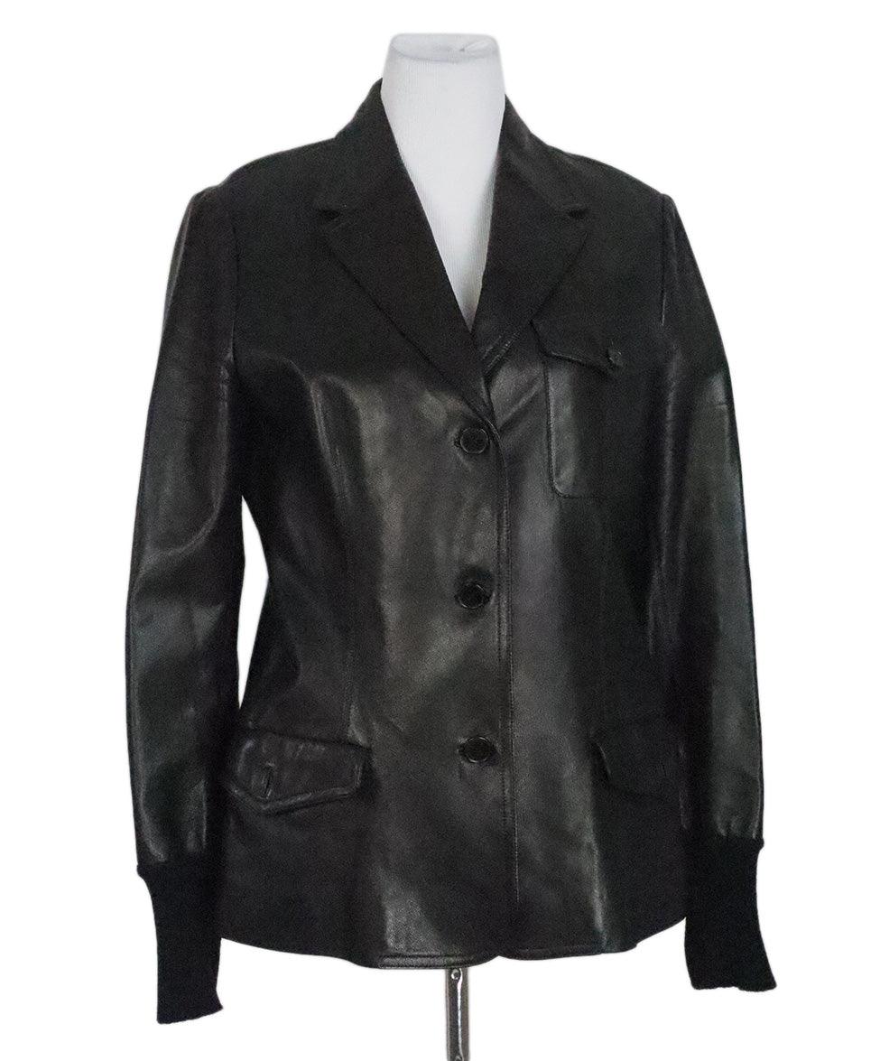 Hermes hotsell leather coat