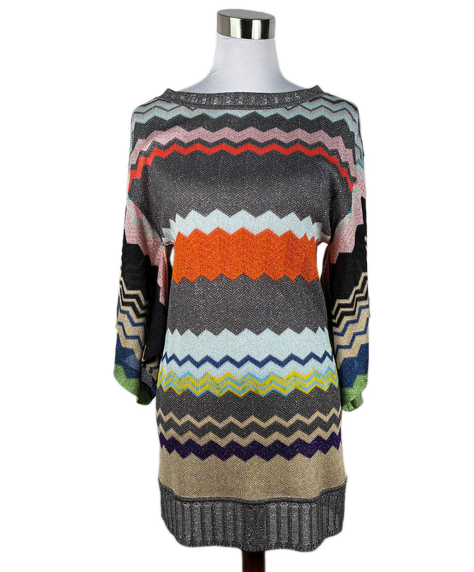 Missoni Multi Metallic Sweater Sz 4 l Michael's Luxury Consignment