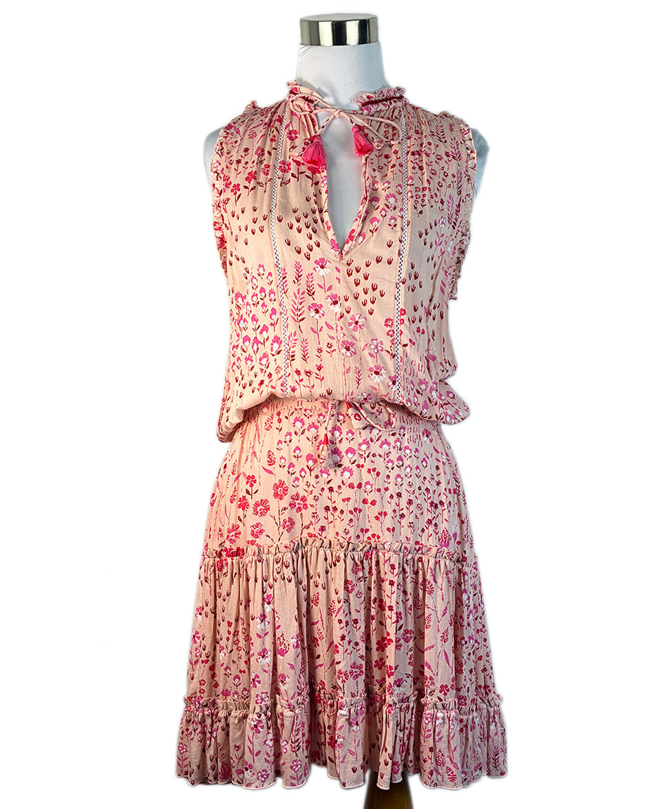 Poupette St. Barth Pink Multi Print Viscose Dress sz 6 l Michael's Luxury Consignment – Michael's Consignment NYC Poupette St. Barth Pink Multi Print Viscose Dress sz 6 l Michael's Luxury Consignment – Michael's Consignment NYC