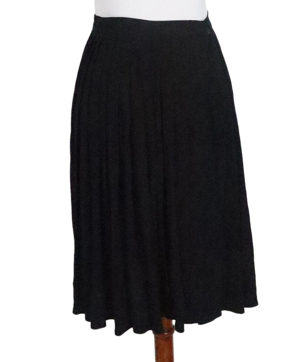 PRADA: leggings in wool and viscose with logo - Black