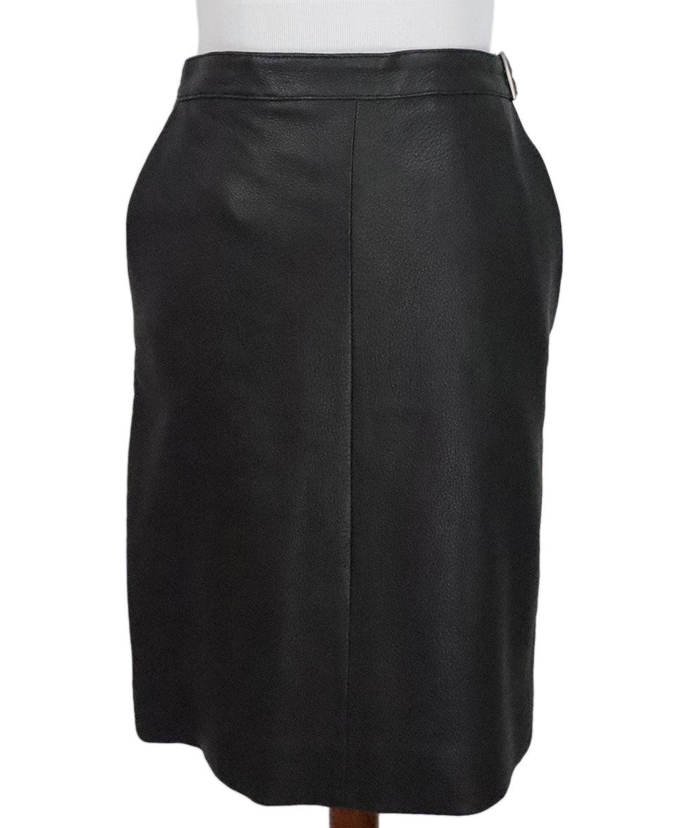 Hermes 2025 leather skirt