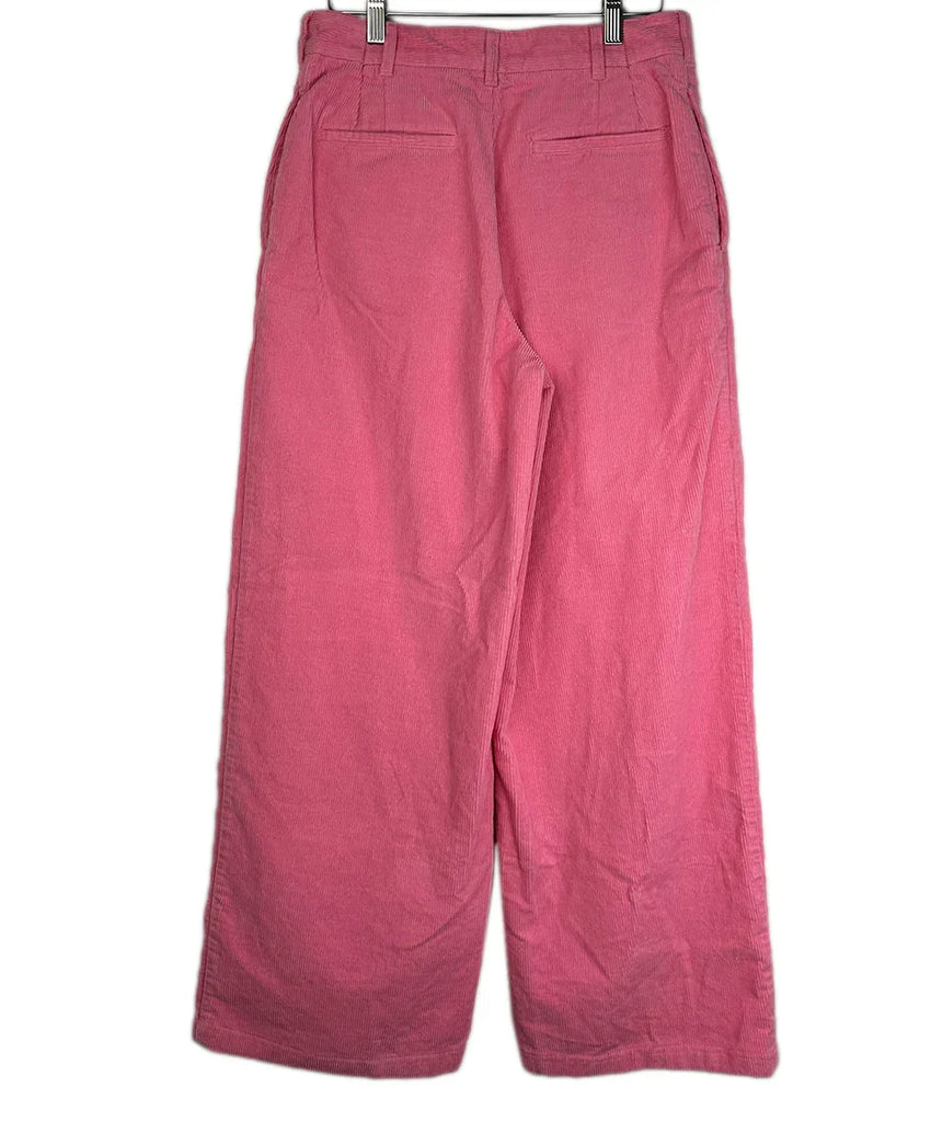 Acne Pink Neon Corduroy Pants sz 2 l Michael's Luxury Consignment