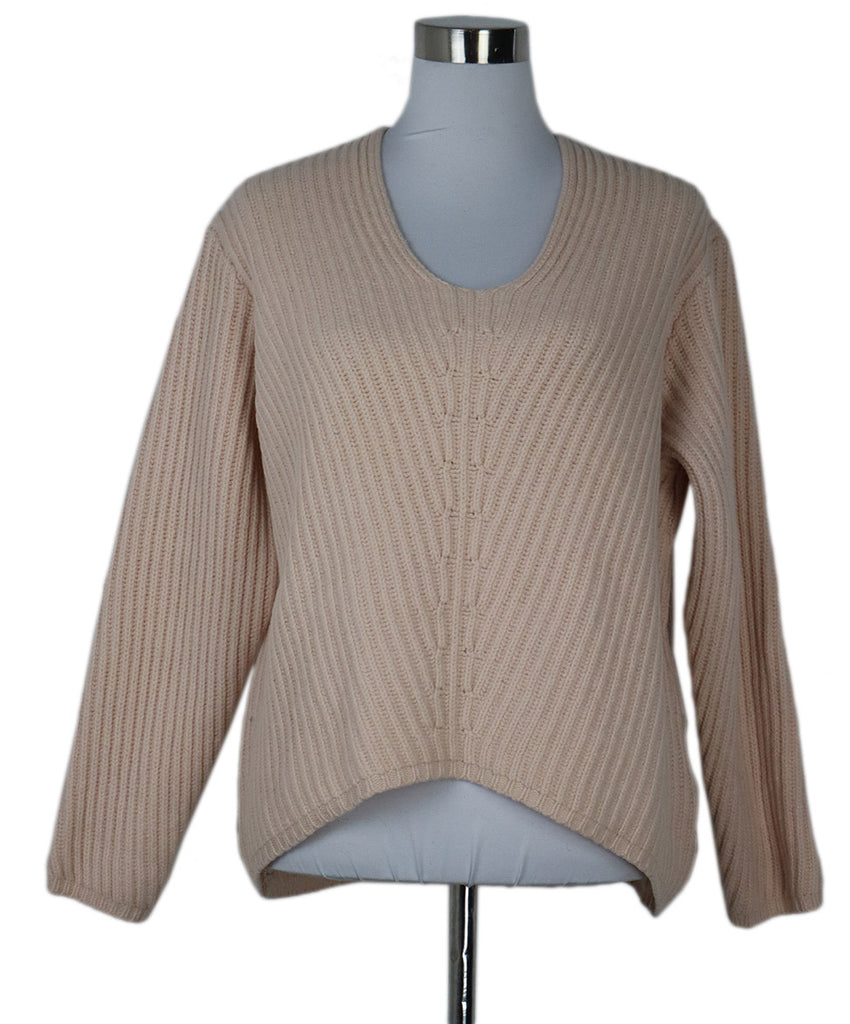 Acne Studios Pink Ribbed Wool Sweater 