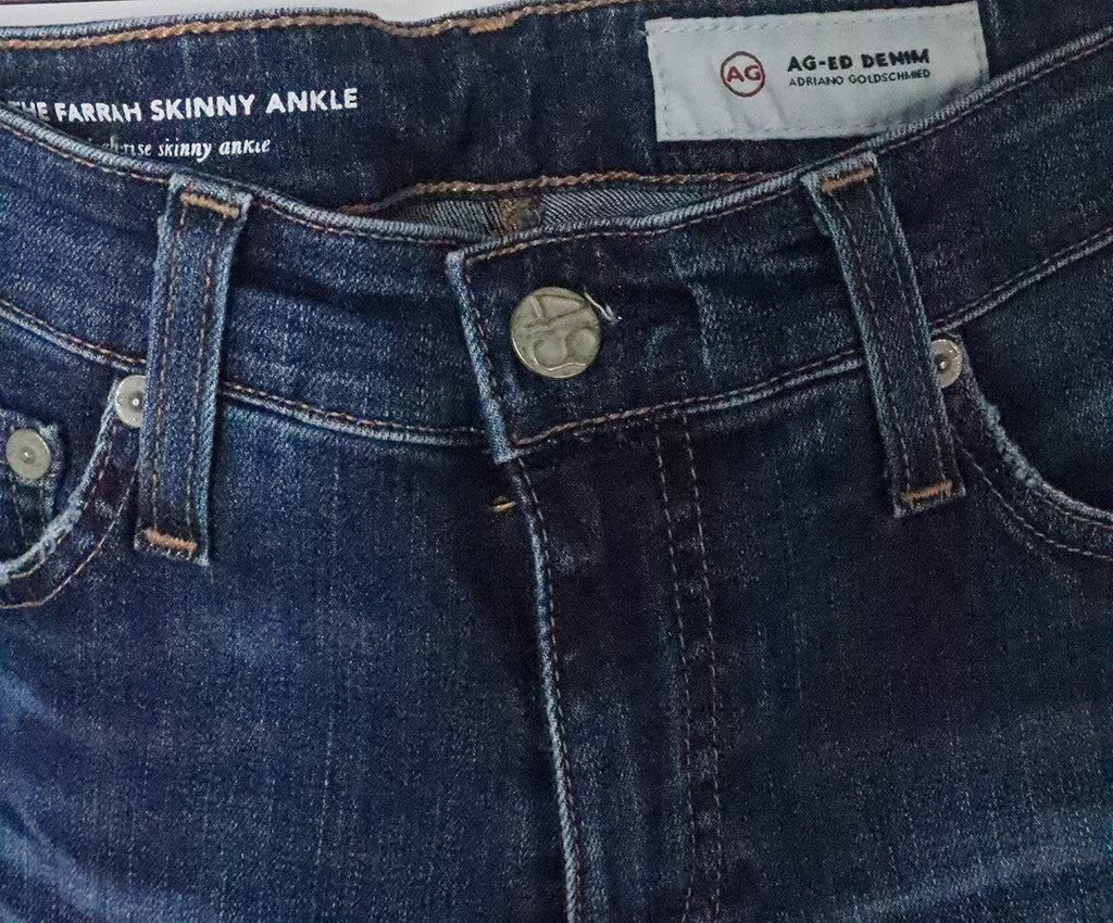 Ag Blue Denim Pants 2