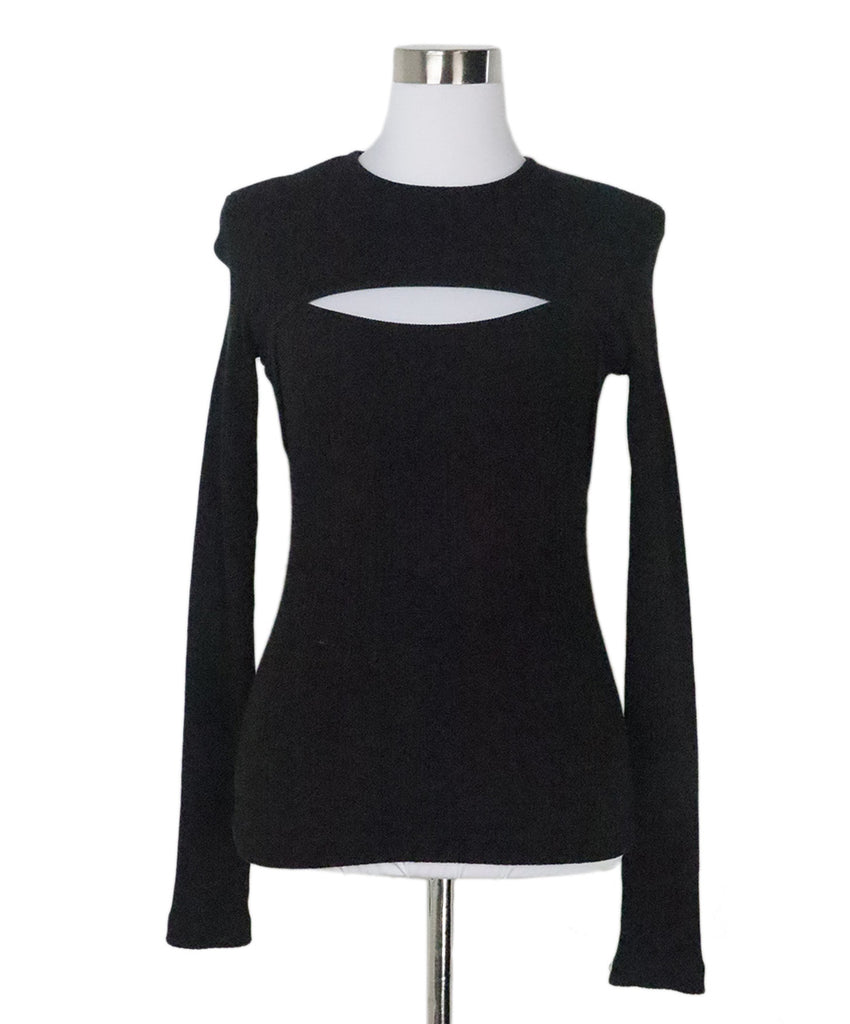 Agolde Black Cutout Sweater 