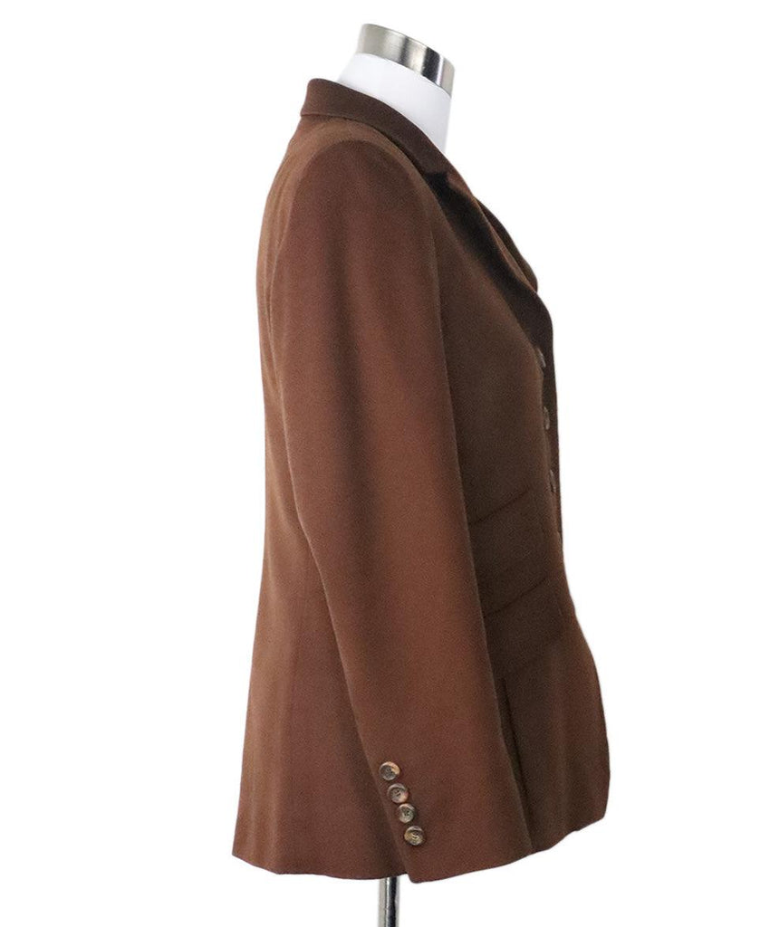 Akris Brown Cashmere Jacket 1