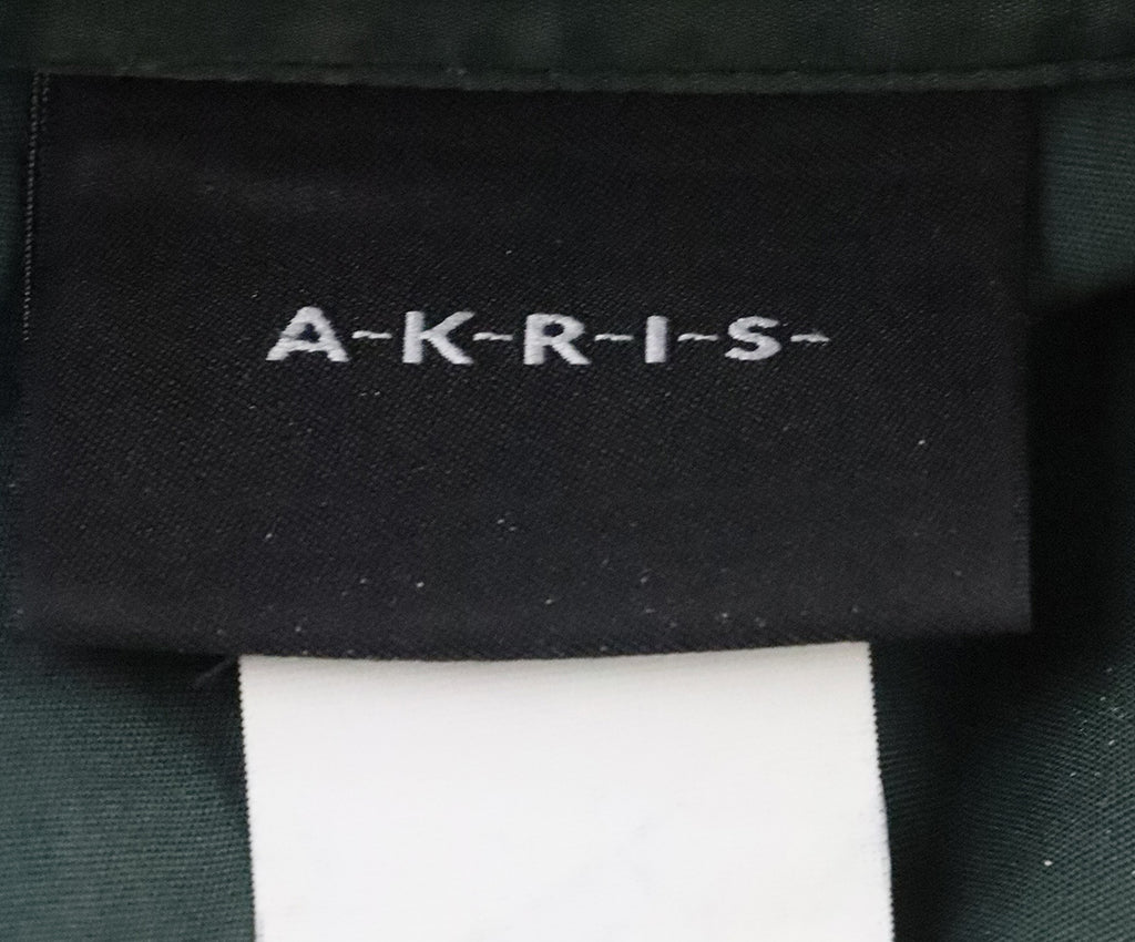 Akris Dark Green Cotton Dress 3