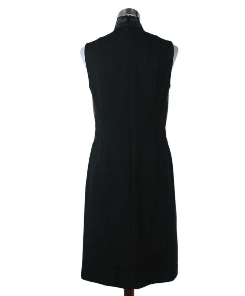 Akris Punto Black Faux Leather Dress 2