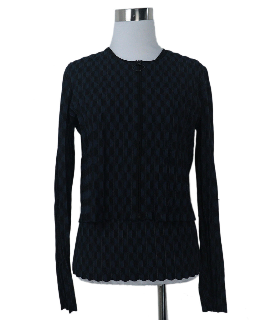 Akris Punto Blue & Black Sweater Set 1