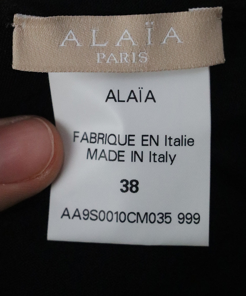 Alaia Black Cropped Cardigan 3