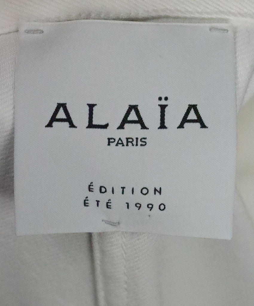 Alaia White Cotton Jacket 3