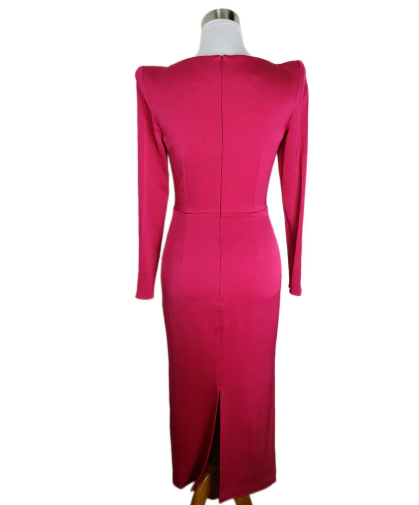 Alex Perry Pink Fuchsia Acetate Long Dress sz 4 l Michael's Luxury  Consignment – Michael's Consignment NYC