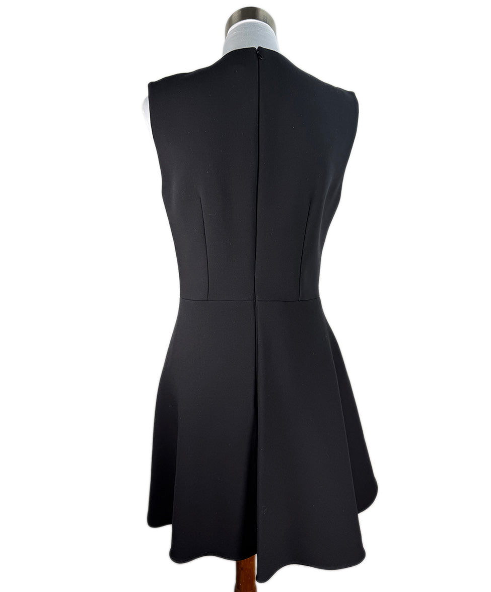 decorated mini dress in black by mcq alexander mcqueen McQ Alexander Mcqueen Decorated minidress in black|528626RMF041031