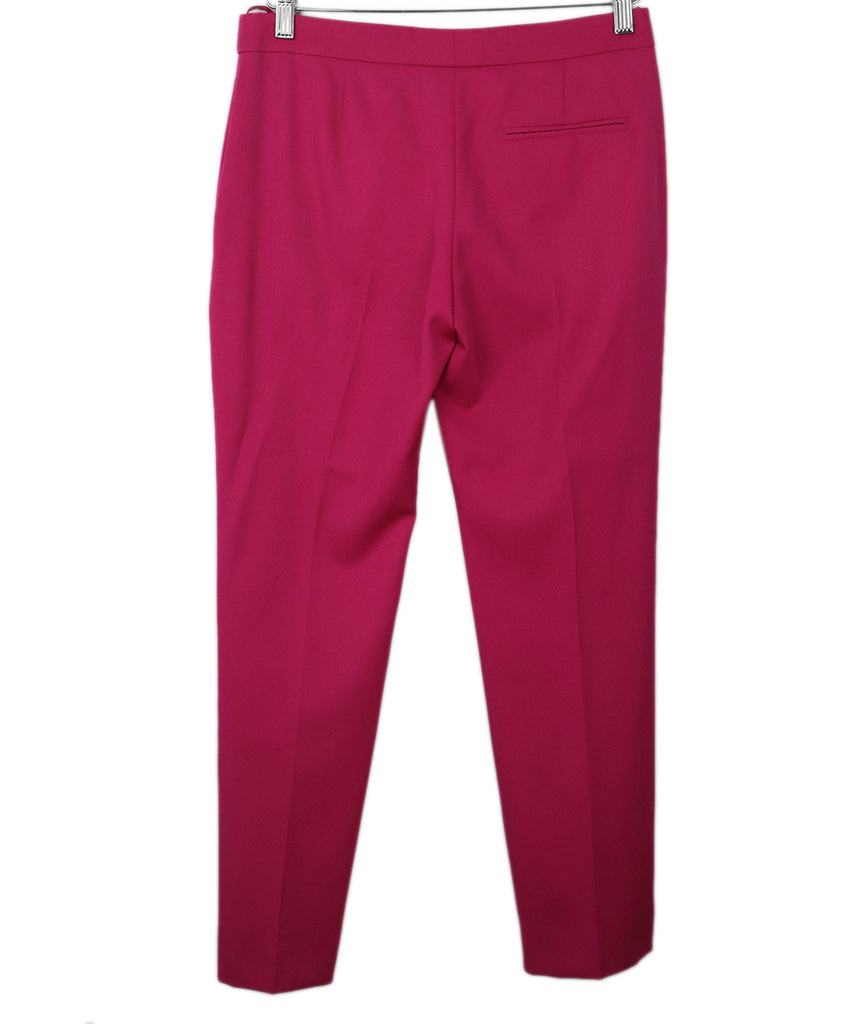 Alexander McQueen Pink Fuchsia Wool Pants 1