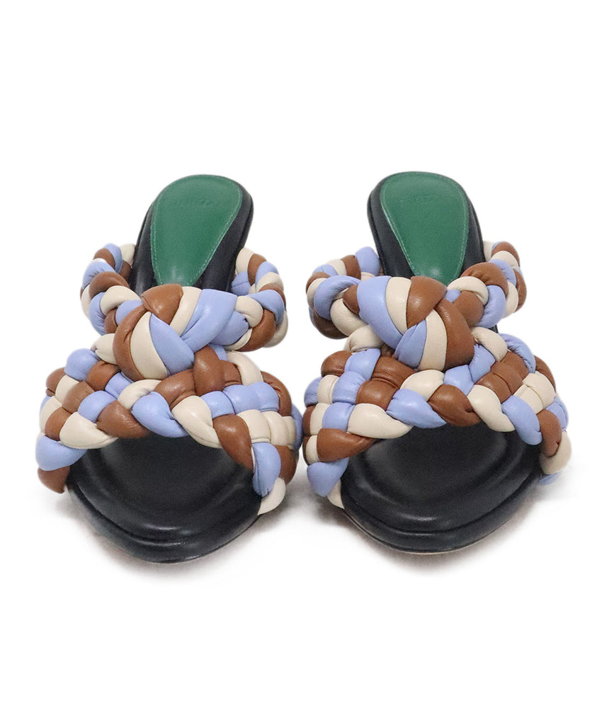 Alexandre Birman Brown & Periwinkle Sandals 3