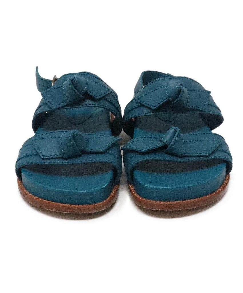 Alexandre Birman Teal Leather Sandals 3