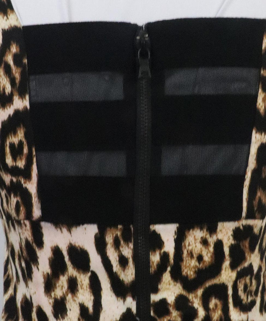 Alice + Olivia Brown Animal Print Dress 5