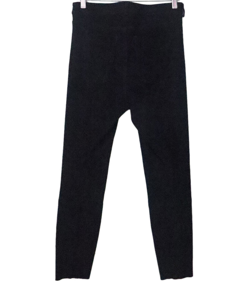 Alice + Olivia Navy Suede Pants 1