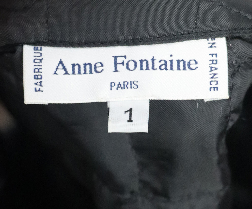 Anne Fontaine Vest Black Guilted Nylon 3