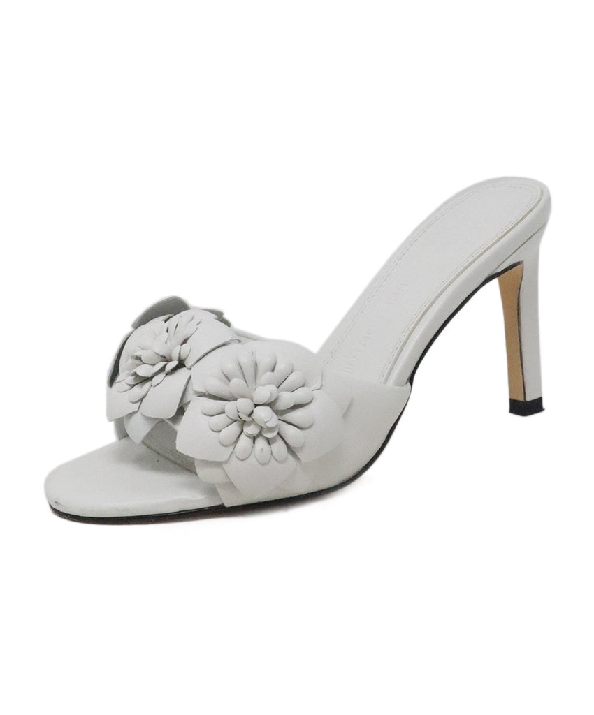 Anne Fontaine White Leather Heels 