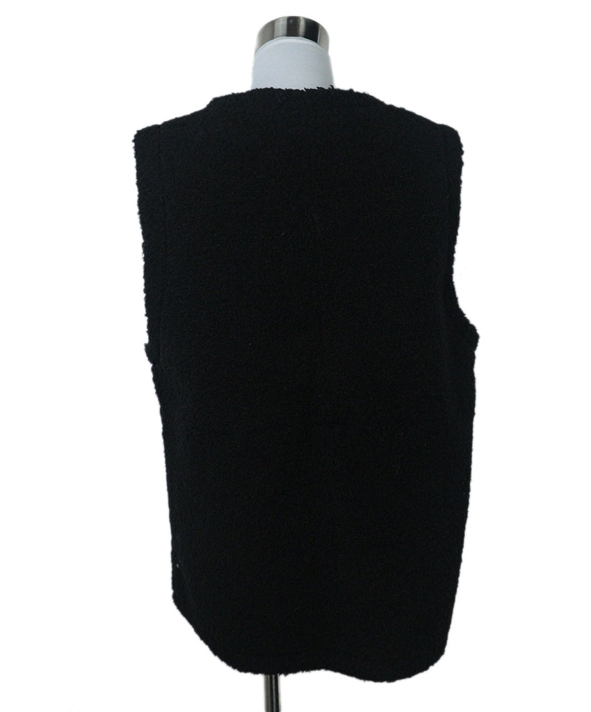 Apiece Apart Black Shearling Vest 2