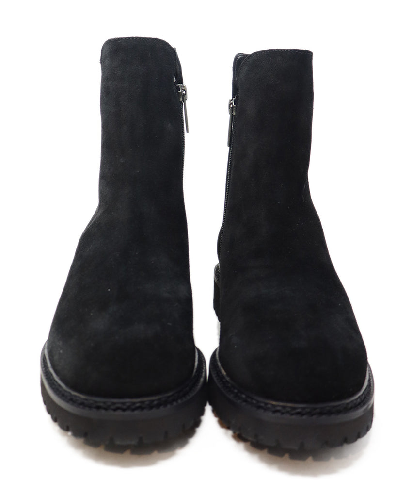 Aquatalia Black Suede Booties 3