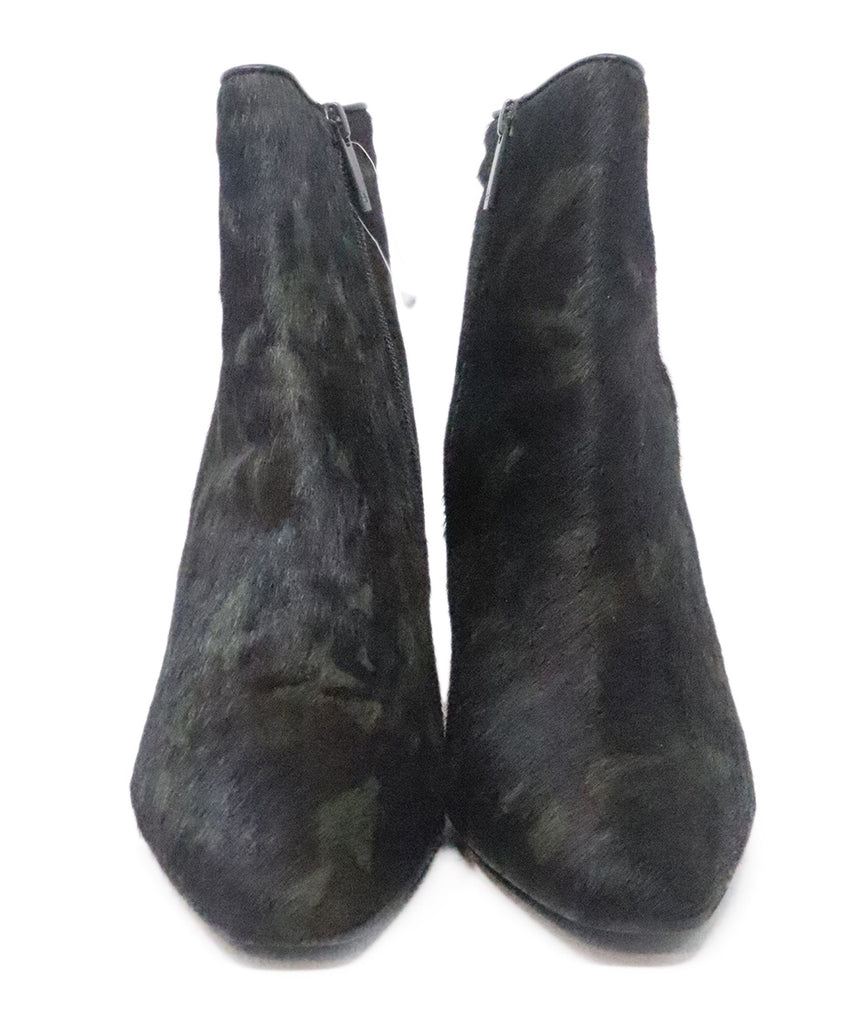 Aquatalia Green Camouflage Fur Booties 3