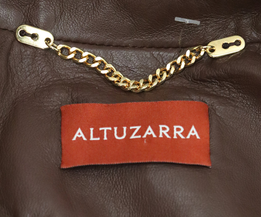 Altuzarra Brown Leather Jacket 3