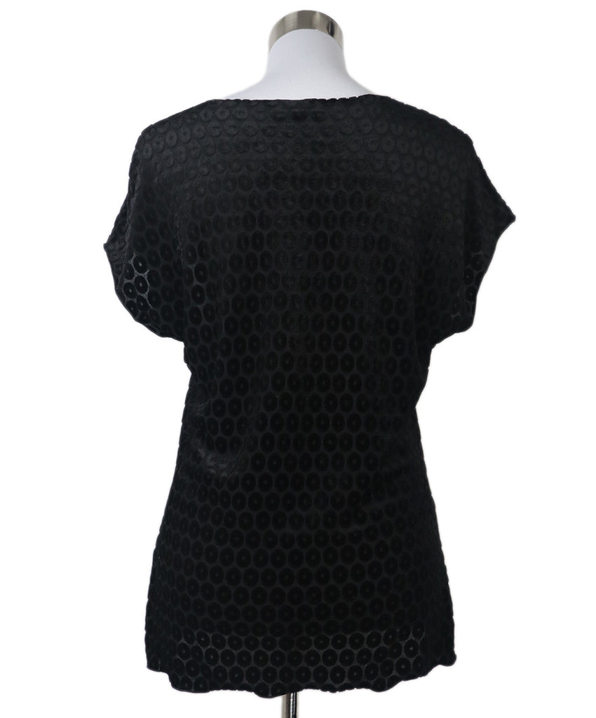 Armani Collezioni Black Velvet Top 2