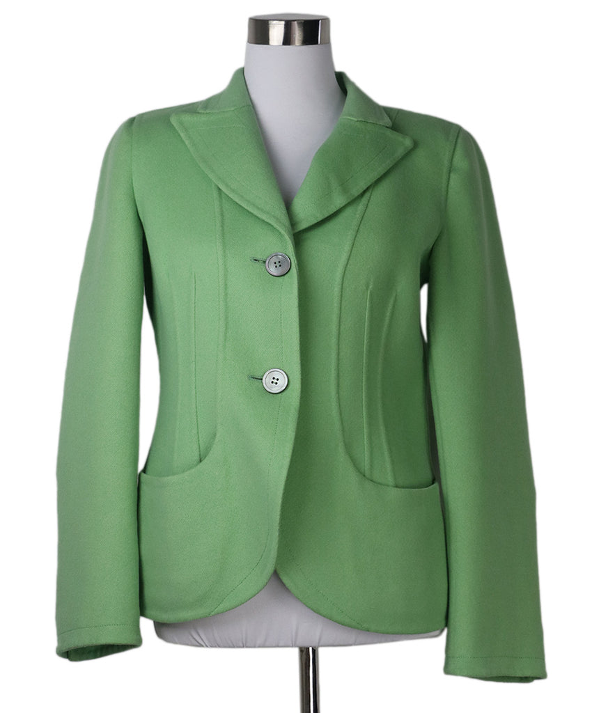 Armani Green Cashmere Jacket 