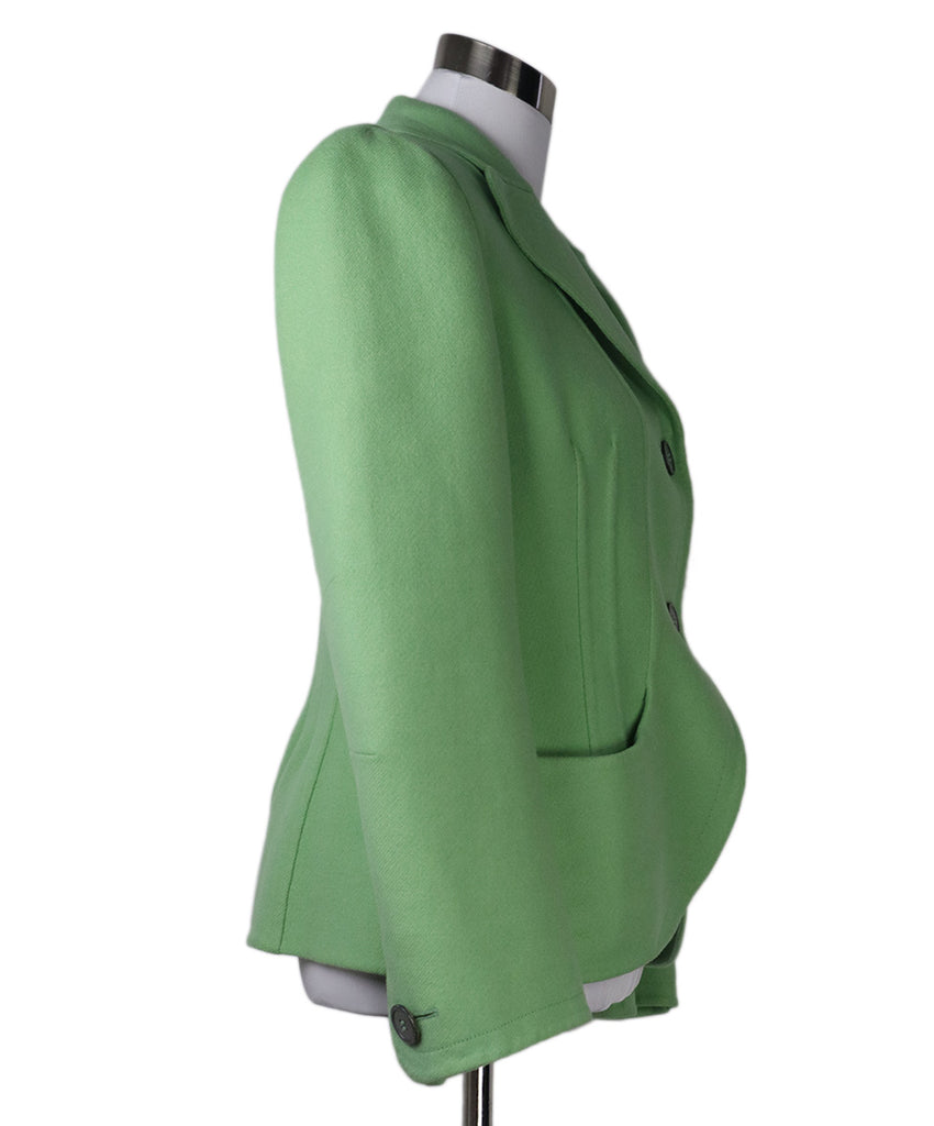 Armani Green Cashmere Jacket 1