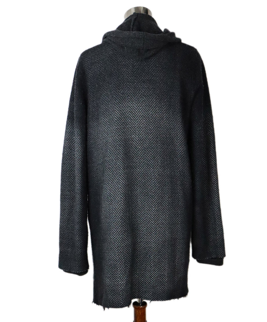 Avant Toi Charcoal Merino Wool Cardigan 2