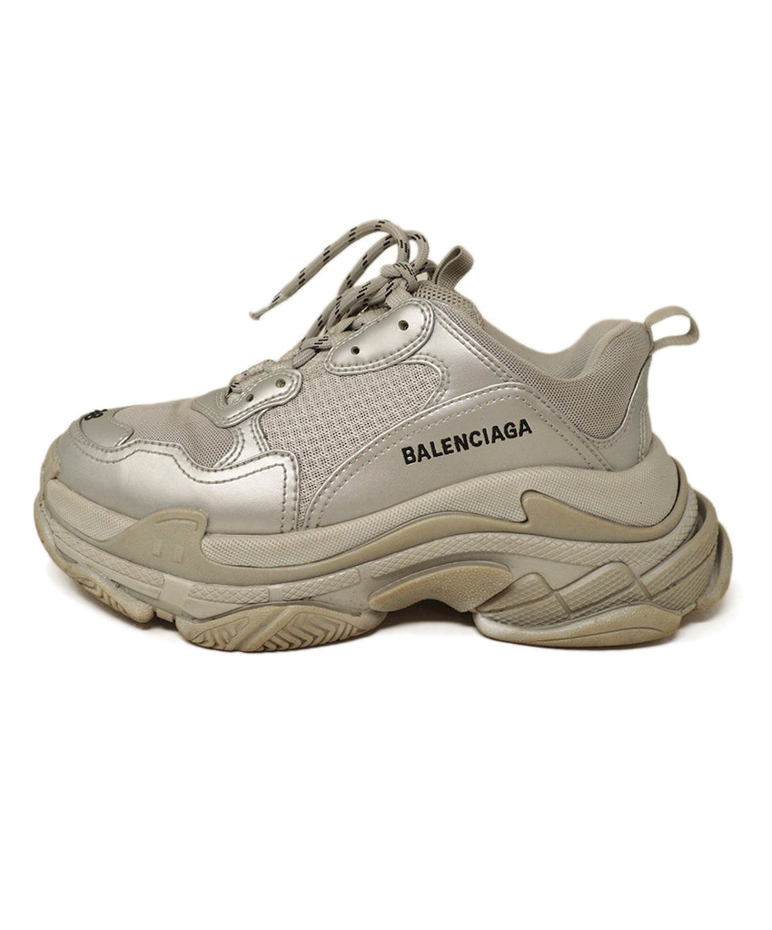 Balenciaga Grey Platform Sneakers 1