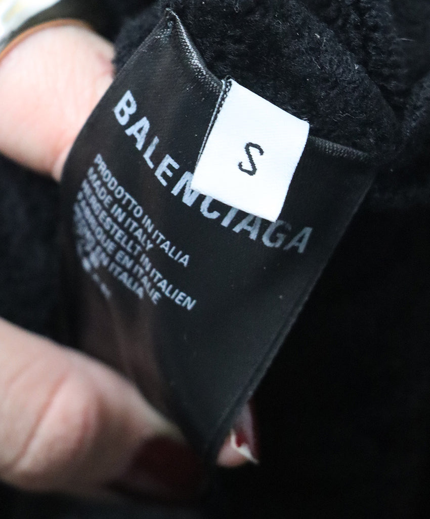 Balenciaga Black Cableknit Viscose Polyamide Sweater 4