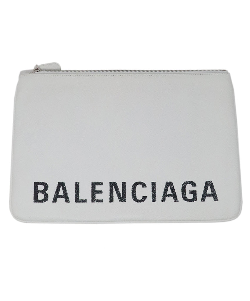 Balenciaga White Leather Handbag 