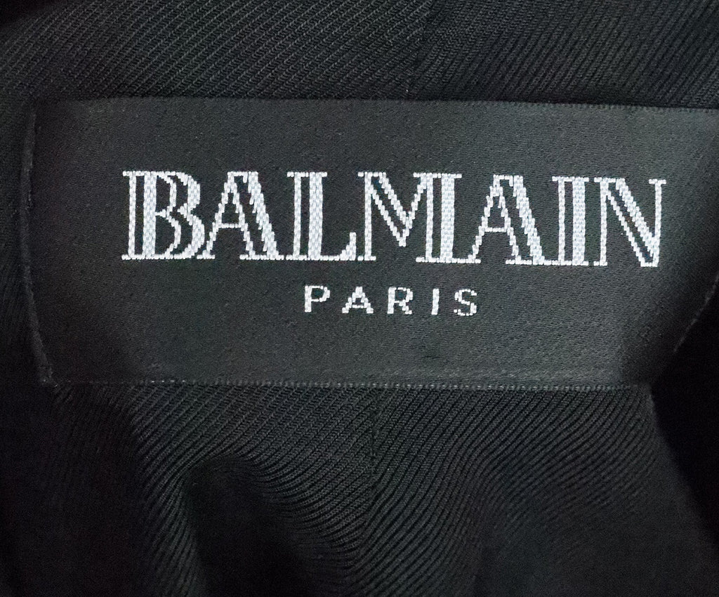 Balmain Black Wool Blazer 3