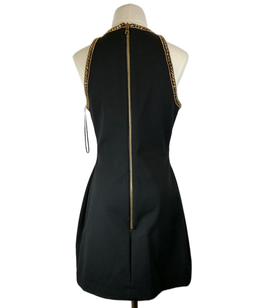 balmain gold and black dress Cotton Embellishment Evening w/garment bag sz 6 l Michael's Luxury Consignment – Michael's Consignment NYC Color:BK/TI/DY Adult Pumpkin Mini Dress GF1R3380PD35 brand_Wilkes & Riley