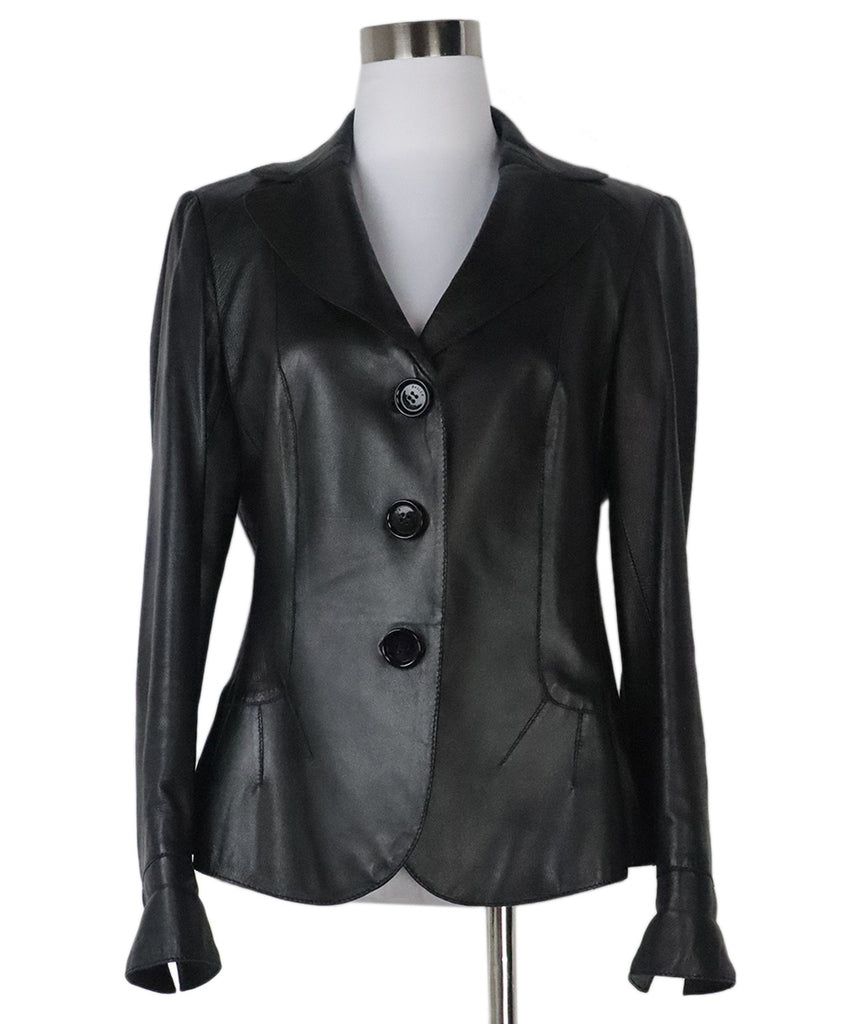 Basler Black Leather Jacket 
