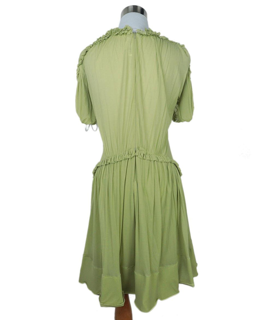 Beckham Green Pleated Dress 2