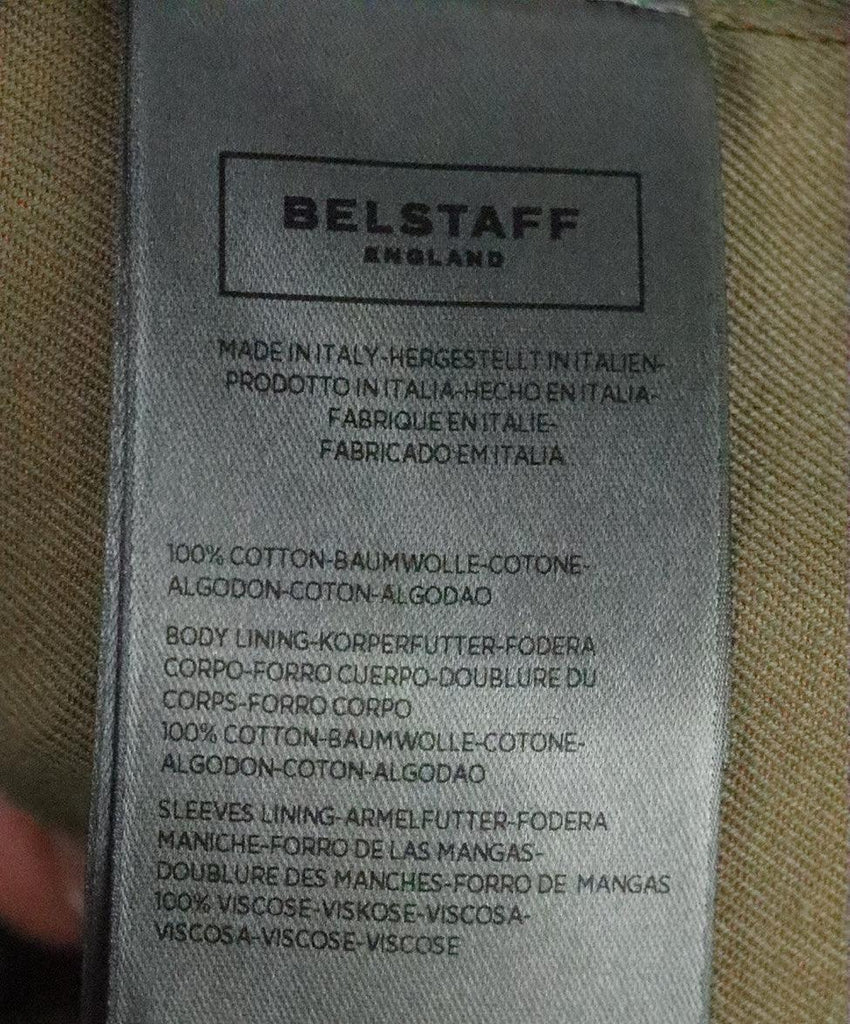 Belstaff Black Coated Cotton Coat 4