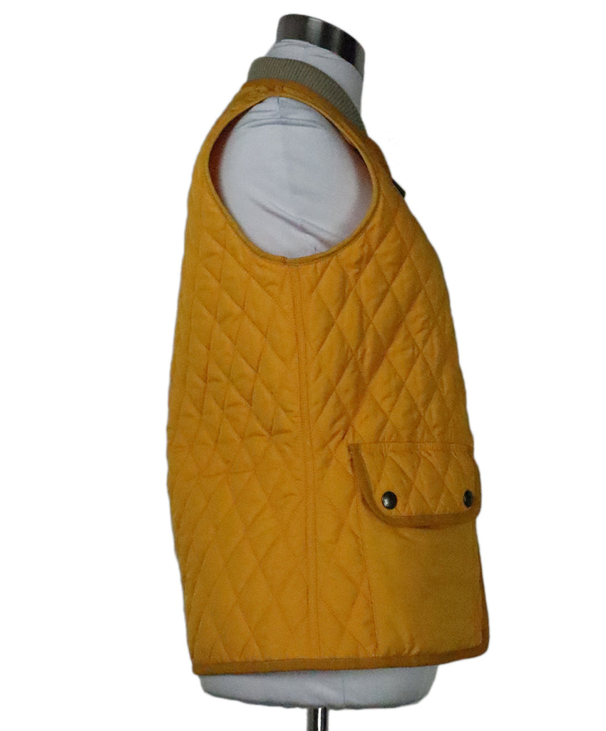 Belstaff Yellow Quilted Vest 1