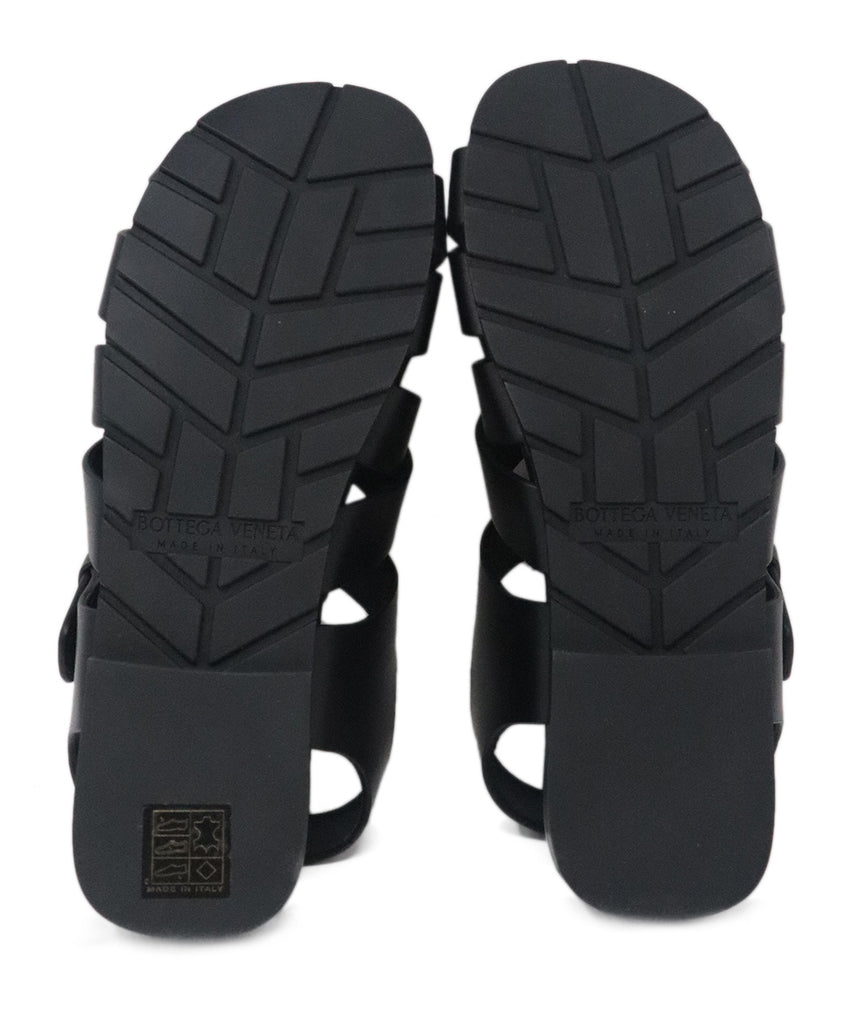 Bottega Veneta Alfie Black Leather Sandals 4