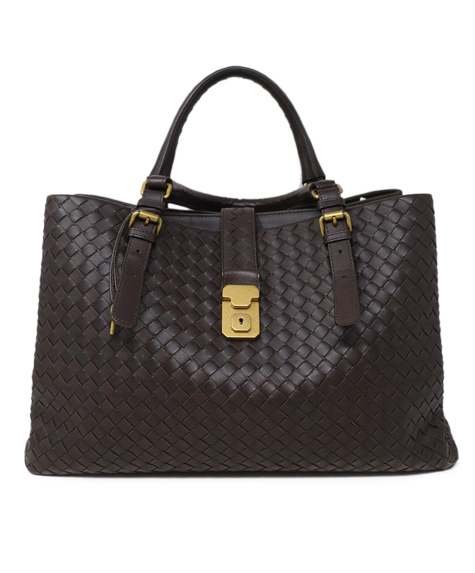 Bottega Veneta Intrecciato Tote Brown