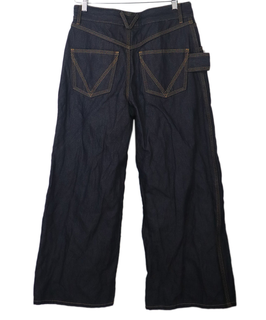 Bottega Veneta Blue Dark Denim Pants 1