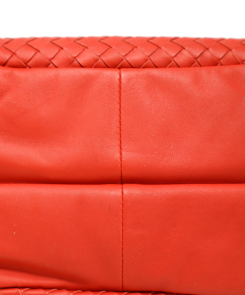 Bottega Veneta Red Woven Leather Hobo Bag 8