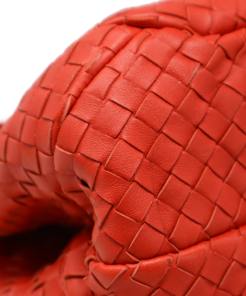 Bottega Veneta Red Woven Leather Hobo Bag 9